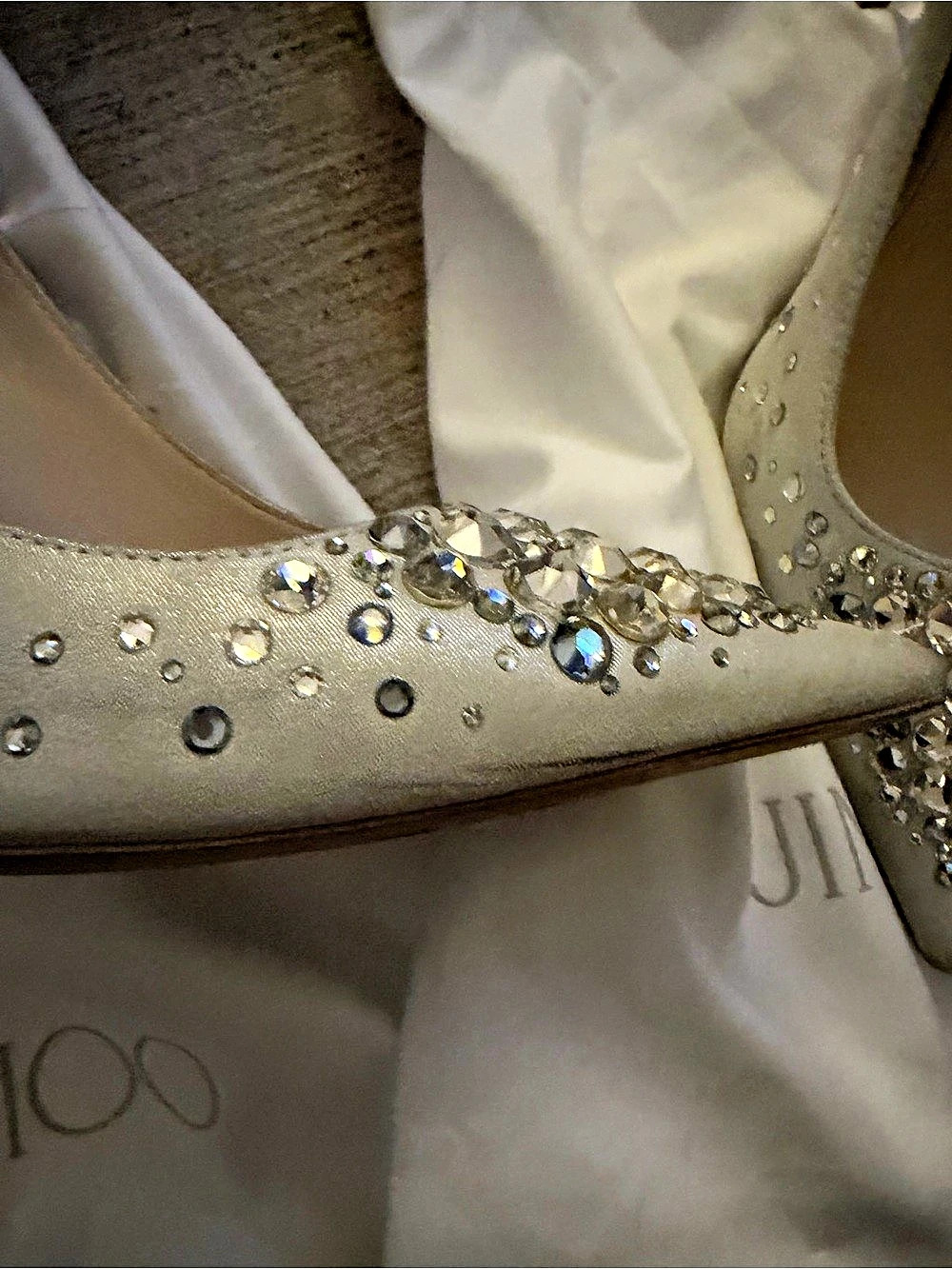 Jimmy Choo Crystal Embellished Heels EU 35 - Picture 6 of 16